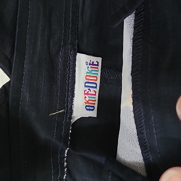 💥3for$12💥 NWT Okie Dokie boy's shortalls with cap size 24M - Picture 6 of 6